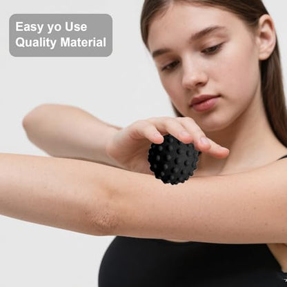 Foot Massage Ball Myofascial Release, Restore Foot Massage Roller, Massage Tool for Tight Muscles and Sore Feet, Pain Relieve from Plantar Fasciitis, Black - color: 1 Black Massage Ball