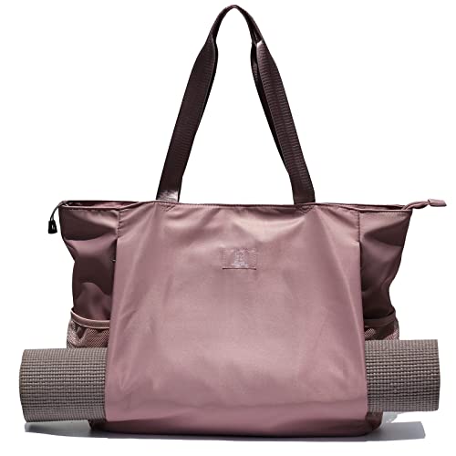 ESVAN Yoga Mat Bag Yoga Tote Carrier Shoulder Bag Carryall Tote for Office,Yoga,Pilates,Travel,Beach and Gym - color: Z