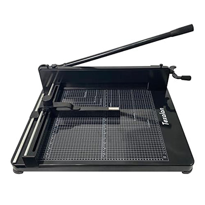 TEXALAN(R) Heavy Duty Guillotine Paper Cutter Black 400 Sheets Stack Paper Trimmer (A3-17'' Paper Cutter) - size: A3-17'' PAPER CUTTER