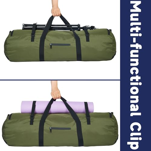 Arxus Duffle Bag 30L/50L/90L Long Travel Bag for Baseball Bat Tent Large - color: Green, size: 50L