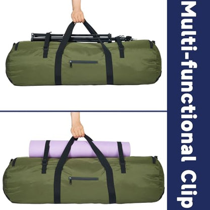 Arxus Duffle Bag 30L/50L/90L Long Travel Bag for Baseball Bat Tent Large - color: Green, size: 50L