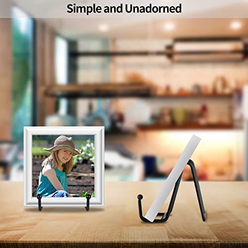 IBosins 5-Pack 3-Inch Small Plate Display Stands Black Metal Frame Stand | Mini Holder Tiny Stand for Picture, Book, Photo, Easel, Creation, Collectibles - color: Black, size: 3 Inch