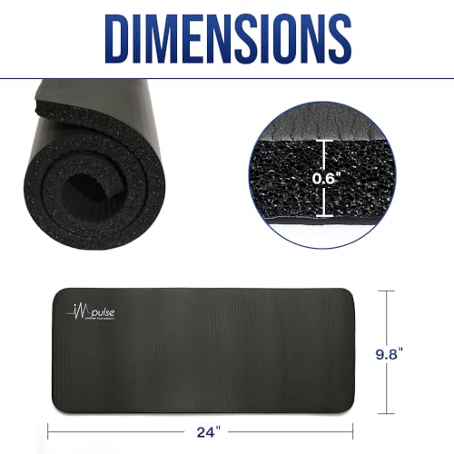 Yoga Knee Pads Cushion - Extra Thick 1 Inch (25mm) Workout Mat Cushion