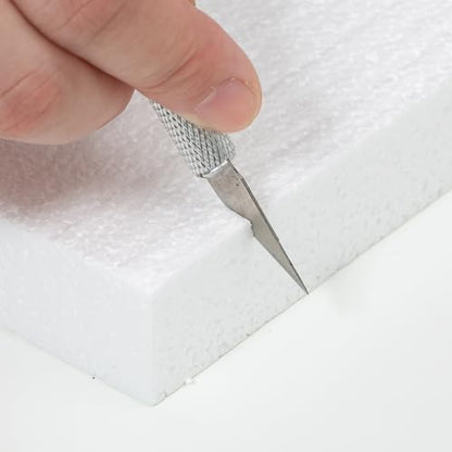 Crafare 12 Pack Craft Foam Blocks 16x12x0.5in Styrofoam Sheets for Crafts | Ideal for school art, sculpting, floral, modeling & centerpieces. These polystyrene boards cut easily.
