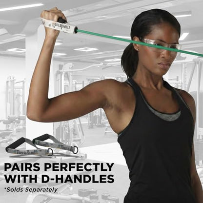 THERABAND Resistance Tubes, Band, Exercise, Set - color: Yellow/Red/Green - Beginner Set