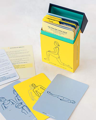 The Healing Yoga Deck: 60 Poses and Meditations to Alleviate Pain and Support Well-Being (Deck of Cards with Yoga Poses for Healing, Yoga for Health ... Meditation and Exercises for Pain Relief)