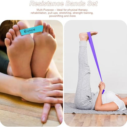 Cork Balancing Board Foot Restoration and Balance Kit with Massage Ball & Resistance Bands – Plantar Fasciitis Recovery, Improve Foot Health | Sports & Outdoors Balance Boards
