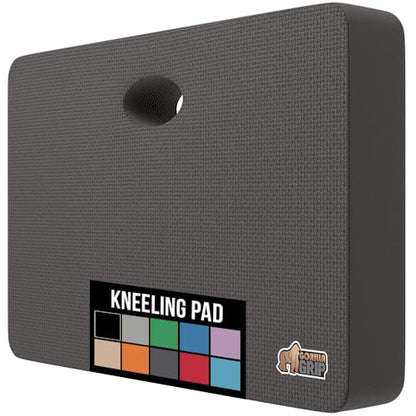 GORILLA GRIP® Extra Thick Foam Kneeling Pad for Gardening, 17.5x11 Charcoal - color: Charcoal