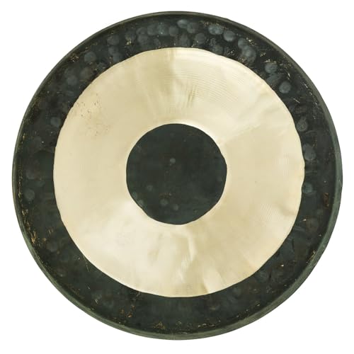 Unlimited Chau Gongs, Sound Healing, Meditation & Yoga Gong, Bronze, 8in | Traditional Chinese Bullseye Design, Clear & Simple Tones, Ideal for Beginners & Personal Meditation, Mallet & Rope Included - size: 8"