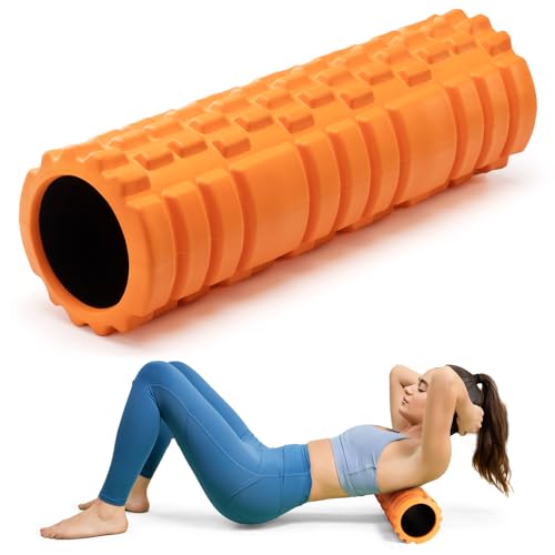Krightlink 18" Foam Roller High Density Foam Roller for Deep Tissue Massage - size: 18"