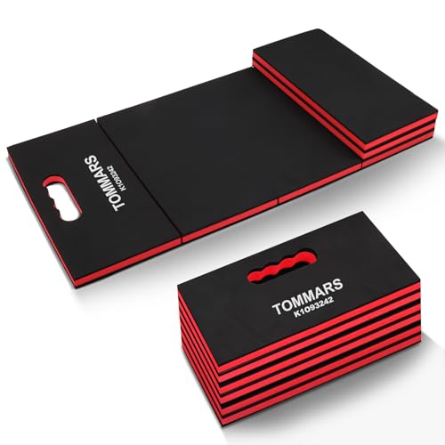 TOMMARS 0.9-Inch Thick Foldable Mechanic Kneeling Pad 44.88 Inches Unfolded - size: 44.8in Length-5-Fold