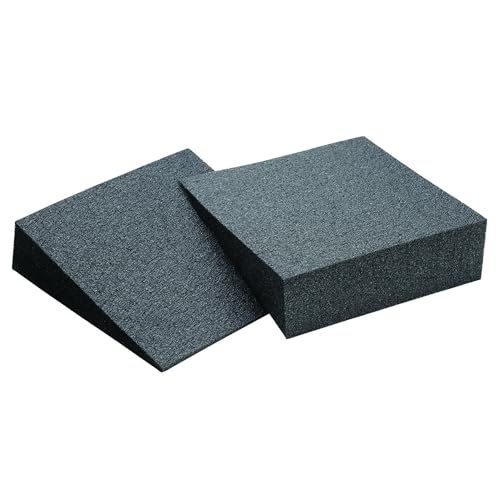 OPTP Slant (Pair) – Foam Wedge Set, Lightweight, 18 Degree Incline, Black