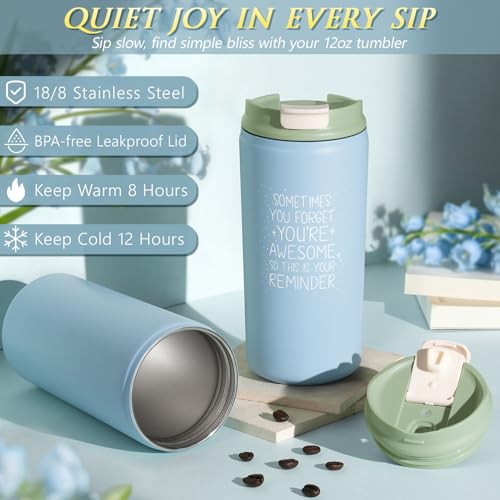 Birthday Gifts for Women Mom Get Well Soon Gift Baskets Self Care Package - color: Blue-ocean