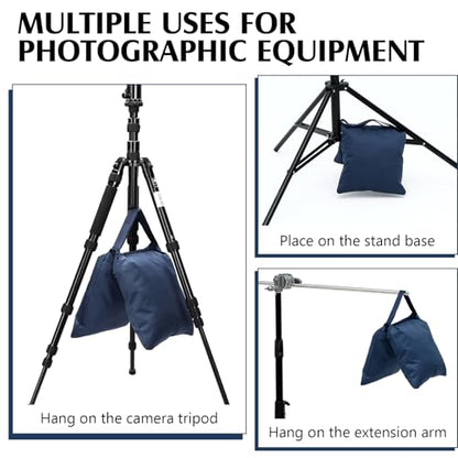 Nuogo Photography Sandbags Heavy Duty Weight Bags - color: Dark Blue