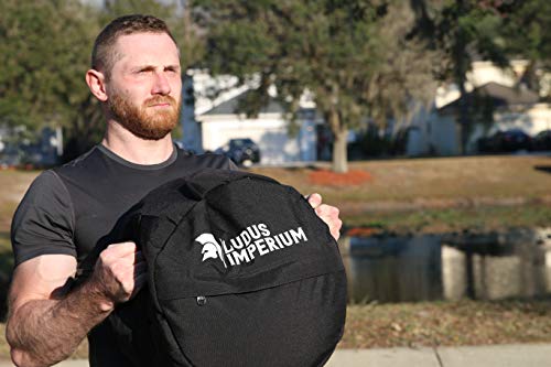Round Fitness Sandbag 150/100/50 LB with Two Handles - Heavy Duty Workout Sandbags for Training, Fitness, Cross-Training & Exercise, Workouts, Sandbag Weights - size: 150 LB
