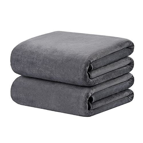 JML Bath Sheet Towels Set of 2, 40" x 80", Grey - color: - Grey, size: 2 Pack (40 in x 80 in)