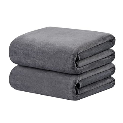 JML Bath Sheet Towels Set of 2, 40" x 80", Grey - color: - Grey, size: 2 Pack (40 in x 80 in)