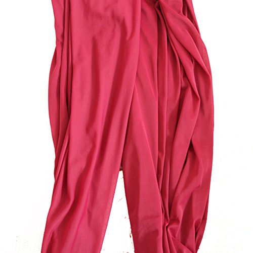 Deluxe Pilates & Yoga Flying Swing Aerial Hammock - Silk Fabric (5mx2.8m) - color: Wine