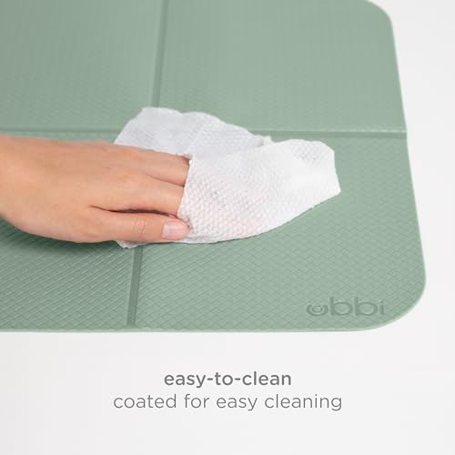 Ubbi On-the-Go Diaper Changing Baby Mat, Sage - size: 16 x 21 Inch, style: Sage Changing Mat
