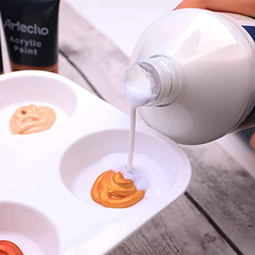 Artecho Pouring Effects Medium 64oz / 1.89L | Acrylic Medium, For Acrylic Paint - size: 64 Fl Oz (Pack of 1)