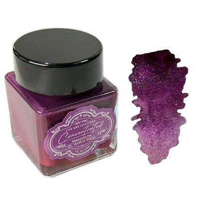 Drawing Inks,Calligraphy Inks,Liquid Watercolor Paint,Dip Pen Ink Set for Writing, Drawing (21 Anthra Violet)