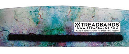 TreadBands All Terrain Tieback Non Slip Headband - Designs. Guaranteed to Stay in Place, Keeps Sweat Out of Your Eyes, Patented Grip Technology. - color: Designs - Neptune