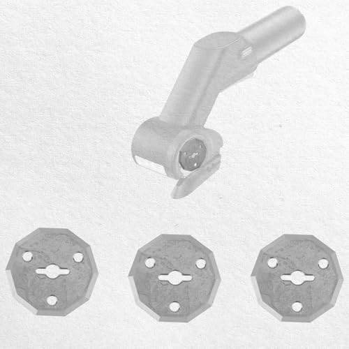 3pcs Replacement Rotary Blades for Fanttik C10 Pro Electric Scissors, Premium Replacement Cutter Blades with Screwdriver for Cutting Cardboard Box Fabric Paper
