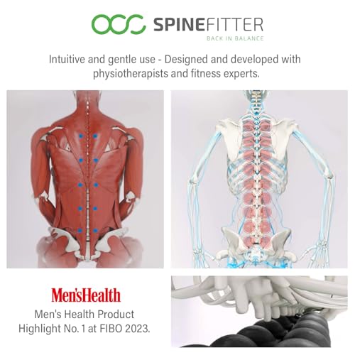 SPINEFITTER by SISSEL Green | Massager for Back & Balance | Back Trainer relieves Tension and blockages Ideal for Pilates and Yoga | to Relax The Spine | for Home & Practice - color: Green
