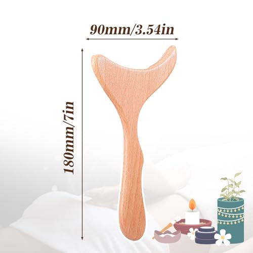 Wood Therapy Massage Tools 7 inch Wooden Lymphatic Drainage Massager