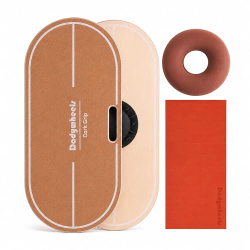 Standing Desk Balance Board - Lightweight & Portable 28"x13" Wobble Board for Active Standing, Improving Balance & Core Strength at Office or Home