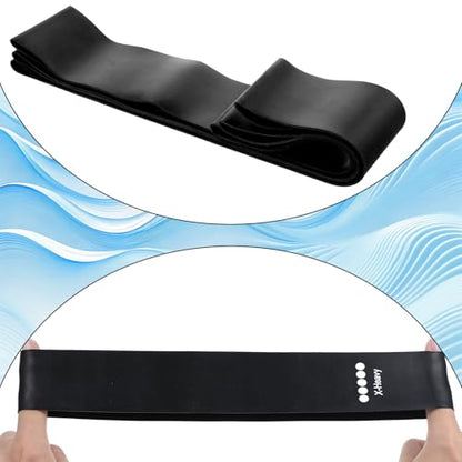 Ring Resistance Bands X-Heavy Heavy Duty Resistance Ring Total Body Fitness Exercise Bands Must Have for Working Out Fitness Leg Strength Training Yoga Men and Women Black 3 Pieces