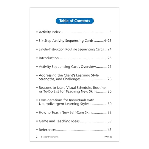 Super Duper Publications | Webber® Activities of Daily Living Photo Sequencing Cards | Educational Learning Resource for Children
