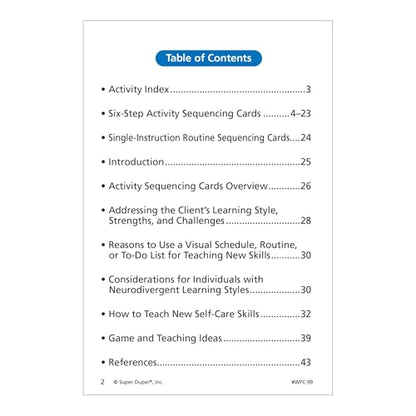 Super Duper Publications | Webber® Activities of Daily Living Photo Sequencing Cards | Educational Learning Resource for Children