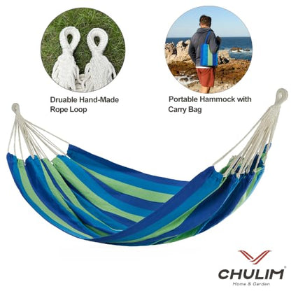 Brazilian Double Hammock with Tree Straps, King Size, 500 lbs Capacity - color: Red Stripe, size: XX-Large