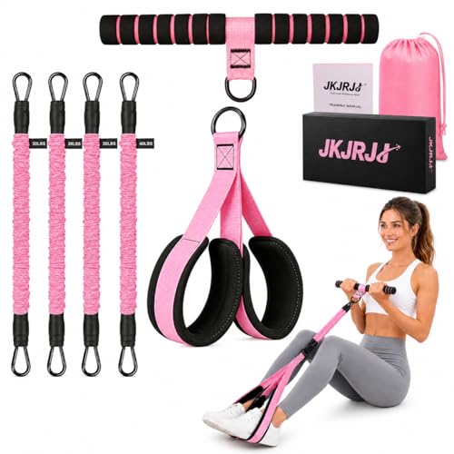 Upgraded Pedal Resistance Band with Handle for Full-Body Workouts