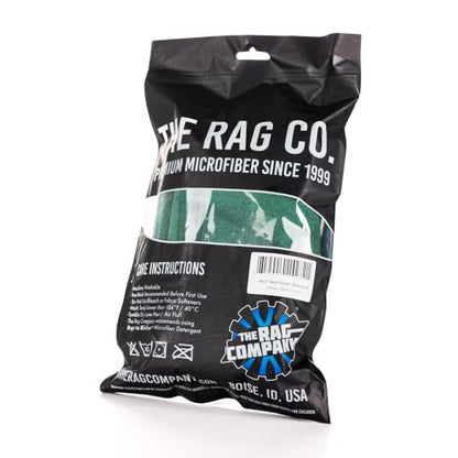 The Rag Company - Sport & Workout Towel - Gym, Exercise, Fitness, Spa, Ultra Soft, Super Absorbent, Fast Drying Premium Microfiber, 320gsm, 16in x 27in, Dark Green (3-Pack) - color: Dark Green