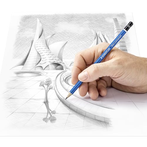 STAEDTLER Mars Lumograph 3B Graphite Art Drawing Pencil, 6 Pencils - style: 3B