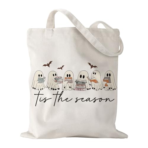 Canvas Bag for Women Grocery Shopping Travel Gym Weekender Vacation Womens Work Tote Bag Gifts - color: Tis the Season