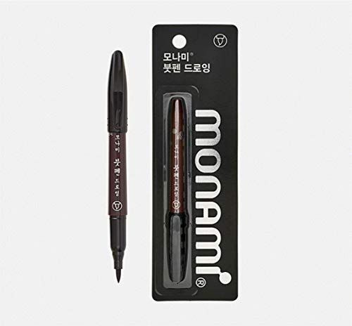 3pcs Monami Calligraphy Brush Pen, Training Drawing Tip, Kanji Tip Pen