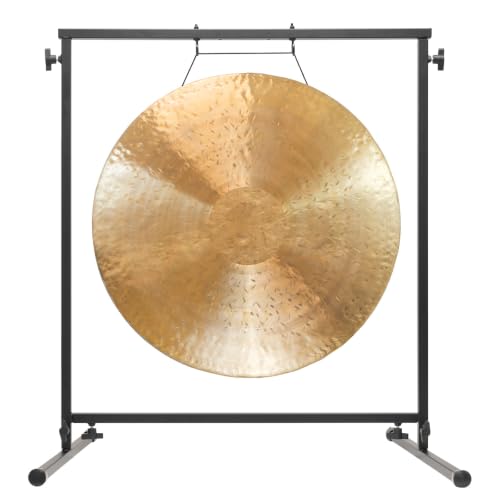 24" to 26" Gongs on Fruity Buddha Stand - Includes Gong, Rope, Mallet, & Stand/Medium Handmade Traditional Chinese Gong/Easy to Assemble Metal Stand/Easy to Play - size: 26" Heng Gong