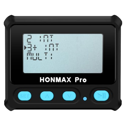 8100 Professional Interval Timer and Stopwatch, Backlight, USB-C Charged, Clock -Black - color: Black