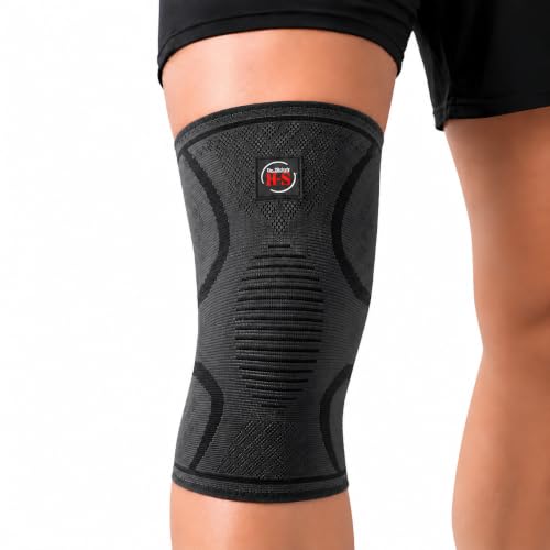 Dr. Zikky’s Knee Sleeve – Compression Support for Men & Women, Breathable Non-Slip Design for Everyday Movement, Exercise & Joint Stability (Black, Medium) - color: Black, size: Medium