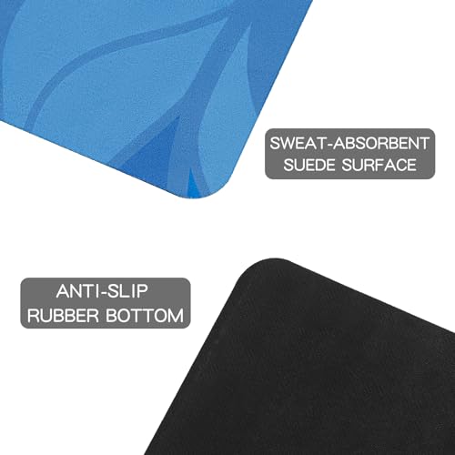Foldable Yoga Mat, 1.5mm Thick Exercise Yoga Mat With Carry Bag - color: Blue