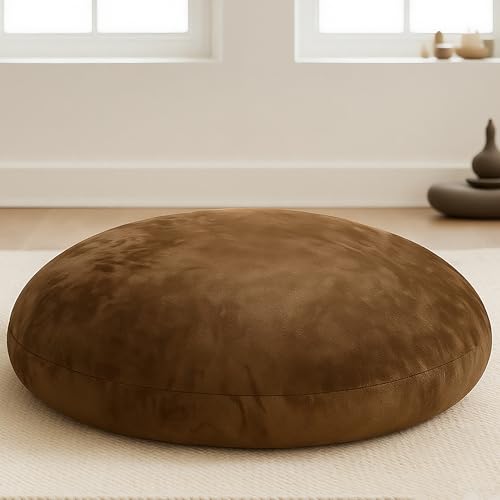 Codi 32" Floor Pillow, Large Meditation Cushions for Adults, Coffee - color: Coffee, size: 1 Pack