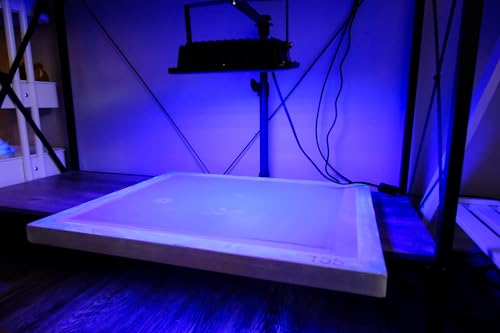 Screen Print Direct® Exposure Unit for Screen Printing - UV LED Light, 30W | Photo Emulsion Exposure LED Kit for Screen Printing Screens, UV Screen Printing Light w/ Adjustable Stand