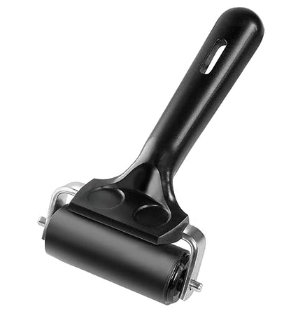 VVVID 2.25” inch Wide Rubber Roller Brayer for Lino Printing, Block Printing and Ink Rolling, Fast and Efficient Ink Coverage - size: 2.25"