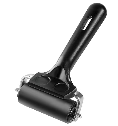 VVVID 2.25” inch Wide Rubber Roller Brayer for Lino Printing, Block Printing and Ink Rolling, Fast and Efficient Ink Coverage - size: 2.25"