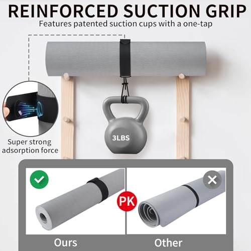 Yoga Mat Carrier Strap, Adjustable Thick Straps Sling for Carrying Large Mats, Stretching Band - color: 1pc Slap Band Black