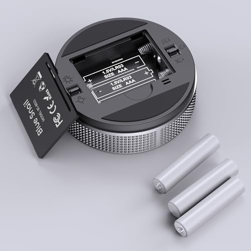 BlueSnail Kitchen Timer with LED Digital Display Smart Efficana for Home Classroom Gym Office, Volume and Brightness Adjustable Productivity Timer (Silvery) - color: Silvery