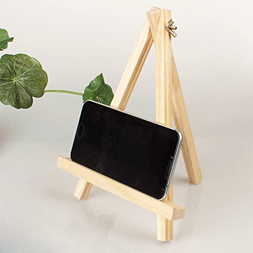 Tosnail 12 Pack 9 Inches Art Easel Stand Tabletop Wooden Display Stand Photo Holder Display Stand for Artist, Students, Adults, Kids Painting
